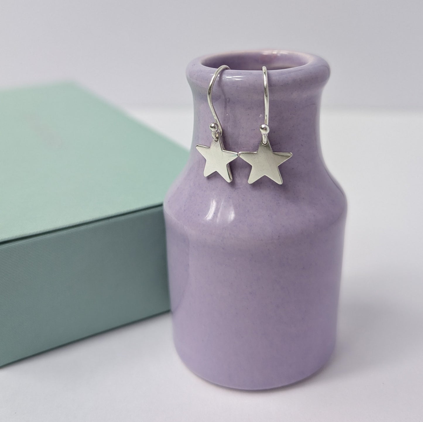 Little Stars Dangly Earrings. Sterling Silver