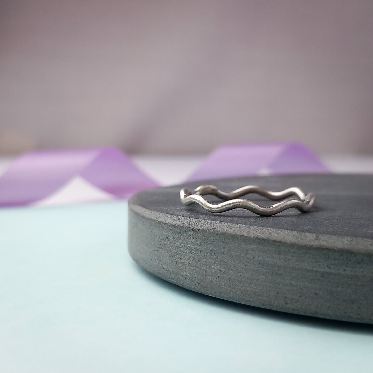 Sterling Silver Wiggle Ring