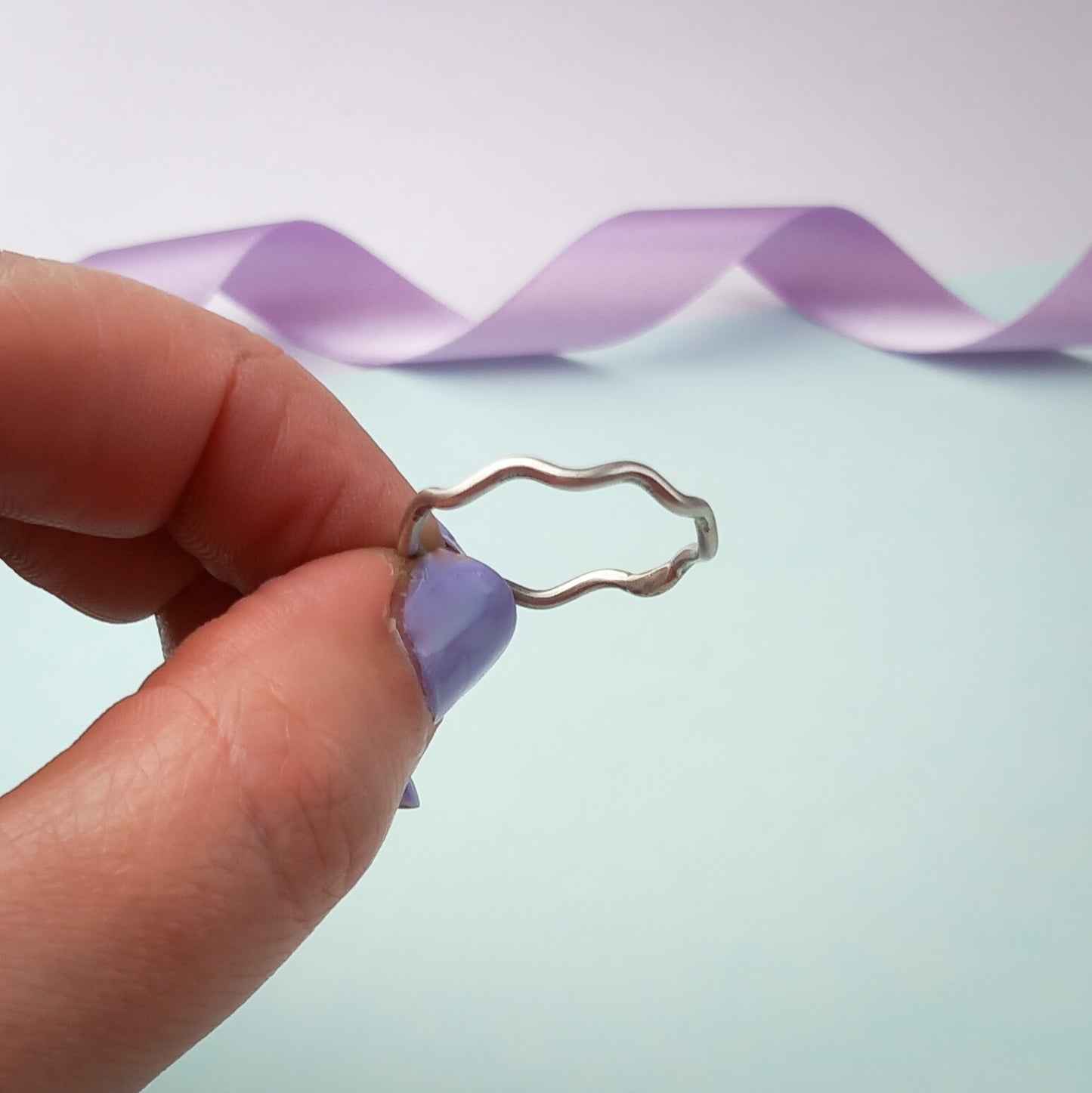 Sterling Silver Wiggle Ring
