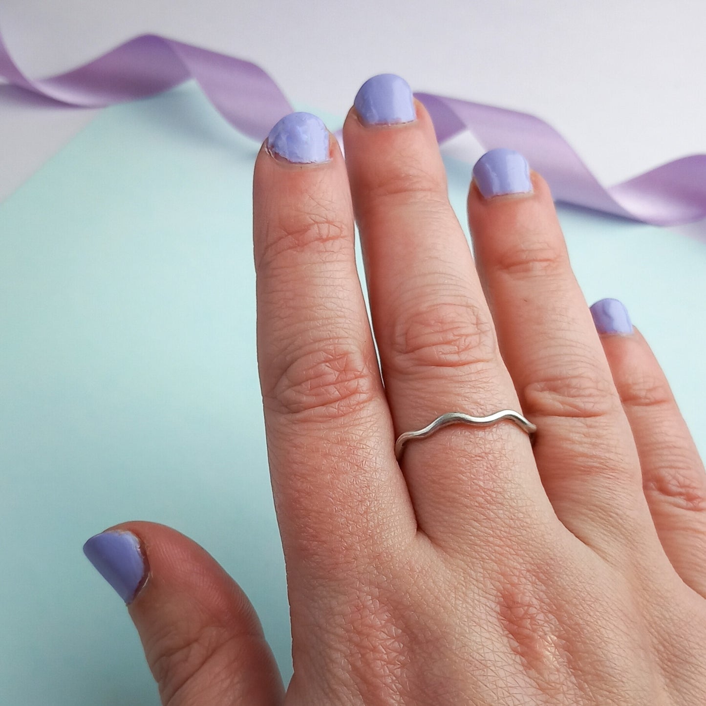 Sterling Silver Wiggle Ring