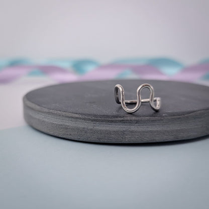 Sterling Silver Noodle Ring