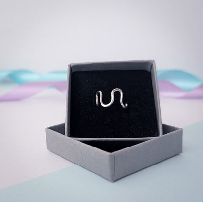 Sterling Silver Noodle Ring