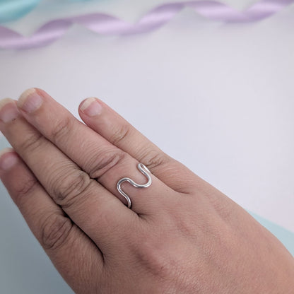 Sterling Silver Noodle Ring