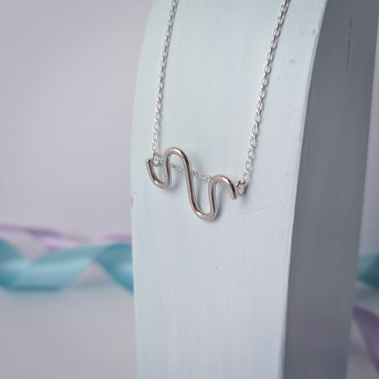 Sterling Silver Noodle Necklace