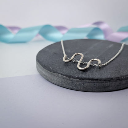 Sterling Silver Noodle Necklace