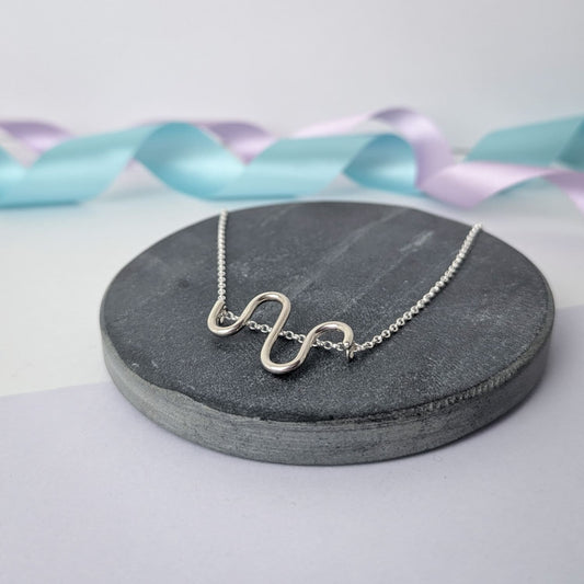Sterling Silver Noodle Necklace