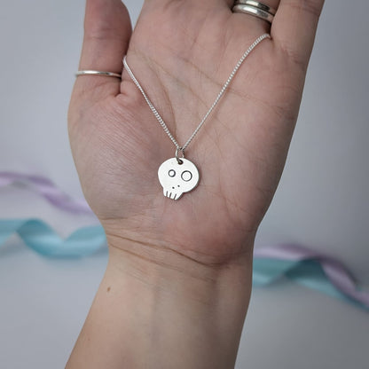 Skull Silver Necklace