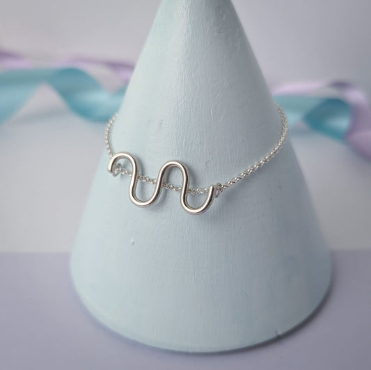 Sterling Silver Noodle Bracelet